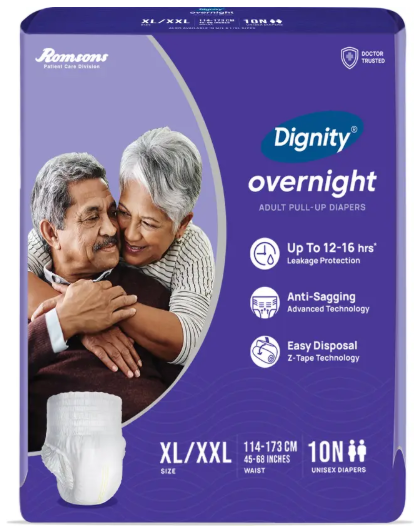 Dignity Overnight Adult PULL UPS XL/XXL